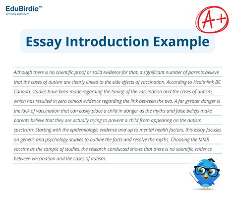 how to introduce a story in an essay