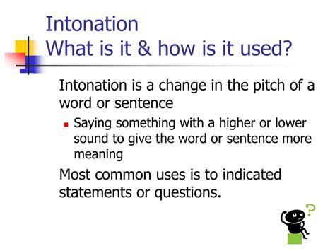 intonation definition music