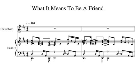 What it means to be a friend sheet music: A symphony of connections and dissonances